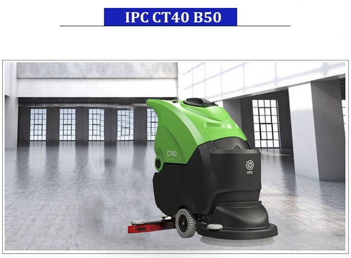 Máy chà sàn liên hiệp IPC CT40 B50 (dùng acquy) được ứng dụng chà sàn nổi bật
